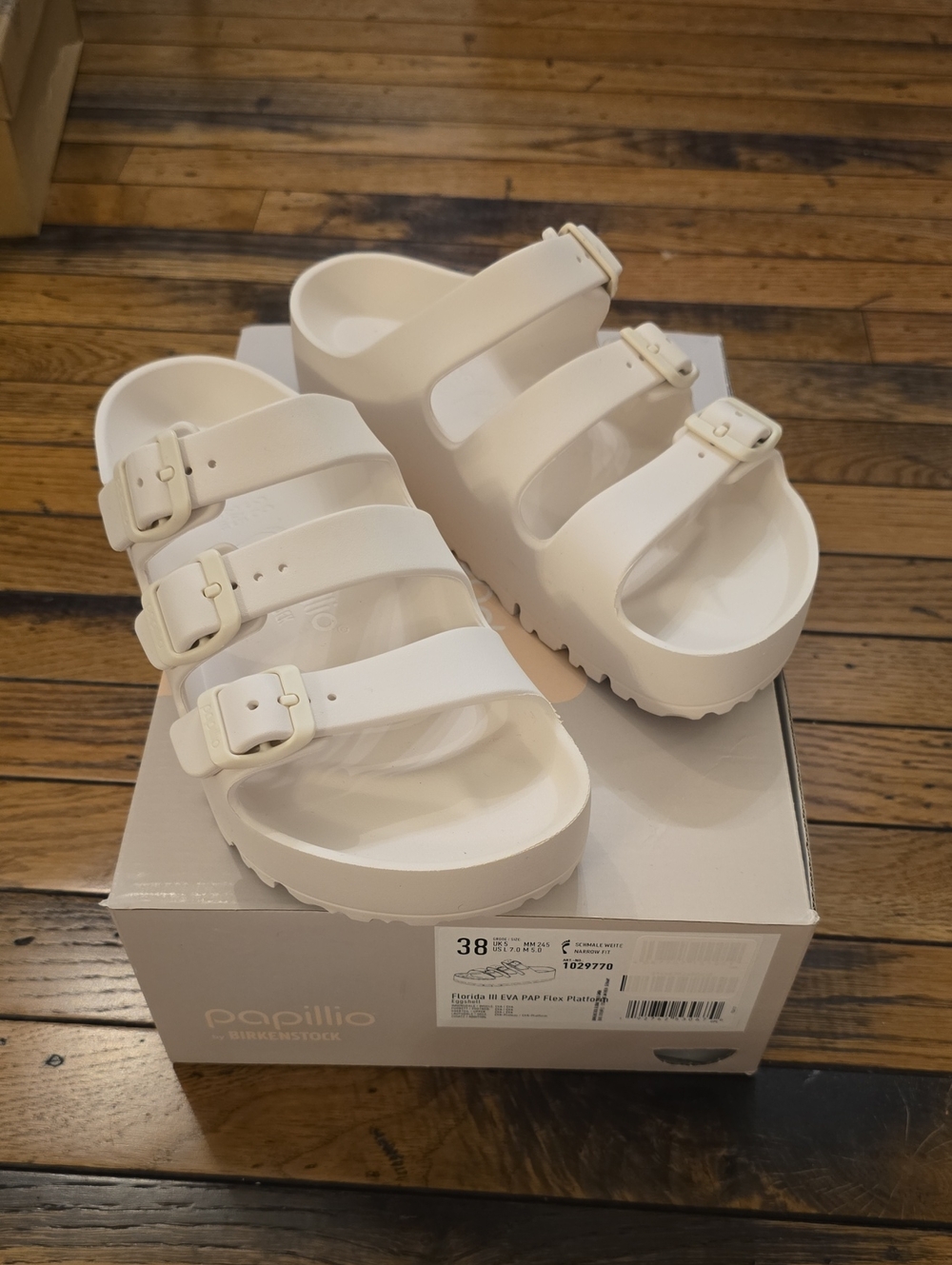 Birkenstock Florida III Eva PAP - BNIB - 38
